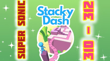 Gameplay top mobile games relaxing n satisfying game ios/android stacky dash #shorts level 310-312