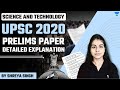 UPSC Prelims 2020 PYQs | Science &amp; Technology | Imp MCQs with detailed explanation Shreya Singh