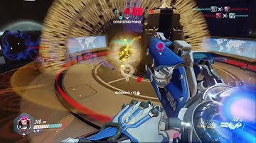Overwatch Zarya + Junkrat Ult combo TeamKill