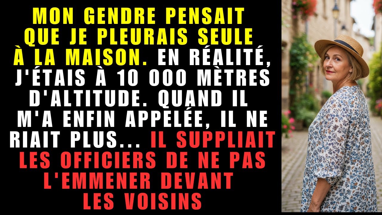 « Noël chez ma mère, toi tu restes ici », a dit mon gendre — J'ai ri, réservé mon vol solo et...