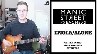 Manic Street Preachers - Enola Alone guitar lesson