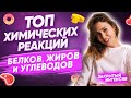 Топ химических реакций белков, жиров и углеводов | PARTA ХИМИЯ ЕГЭ 2021