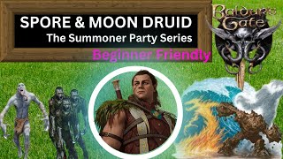 BEST Halsin Druid of Spores vs Moon Druid, BEGINNER FRIENDLY, The Summoner Series Baldur's Gate 3