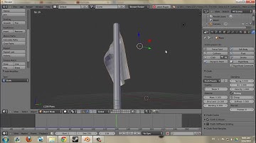 How to make a waving flag animation in blender
