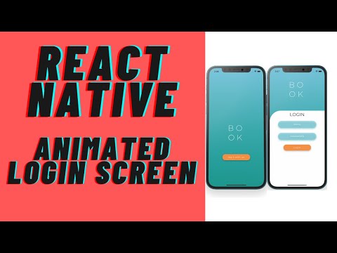React Native UI | Welcome Screen | Animated Login | EP-01 | Speed Code