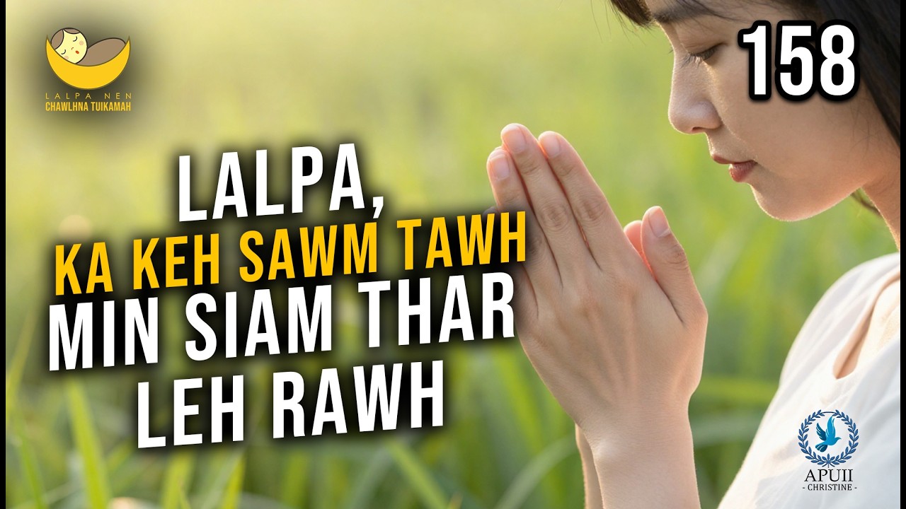 Lalpa Nen Chawlhna Tui Kamah - 158 | Lalpa, ka keh sawm tawh, min siam thar leh rawh