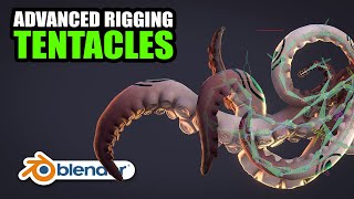 Tentacle rigging in Blender  Complex rig for complex animation