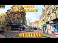 Stirling city  4k drive through  scotland