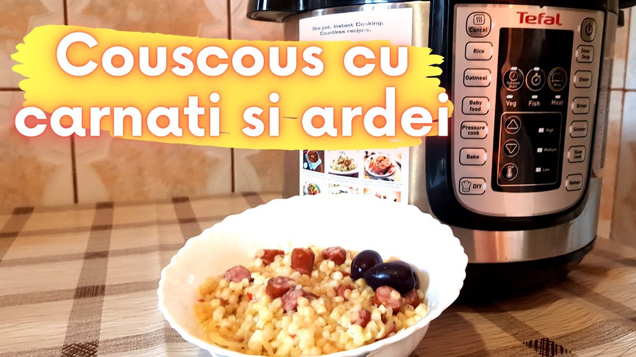 Couscous cu carnaciori si ardei , reteta la One Pot de la Tefal