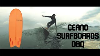 OJ 小波でもバンバン走る！ Ceano Surfboards "OBQ" ミニシモンズ サーフボード 湘南 小波