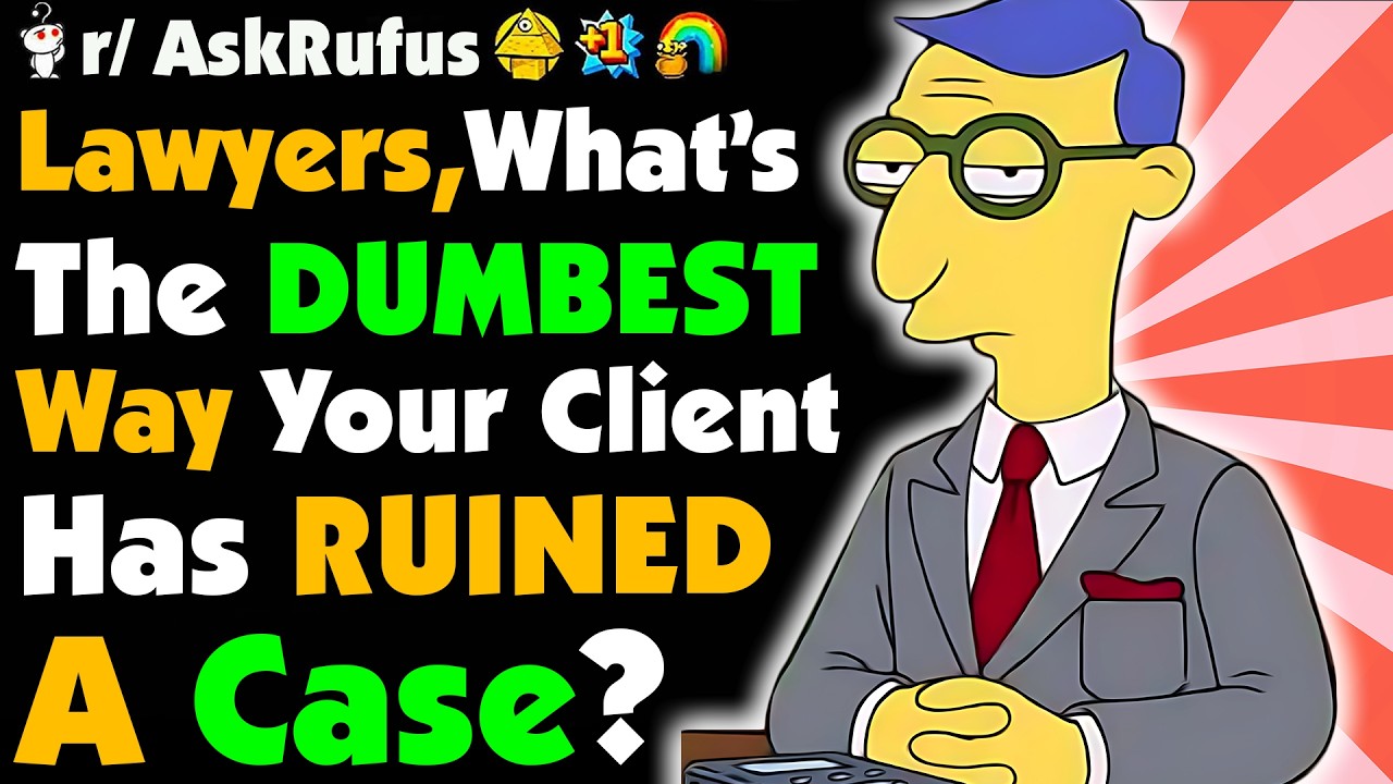 Lawyers, What's The DUMBEST Thing Your CLIENT Has Done To RUIN A Case?