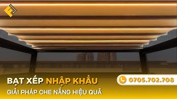 Mái Bạt Xếp Tự Động Nhập Khẩu | PVC Pergola, Giải Pháp Che Nắng Mưa Hiệu Quả ✅ Funas
