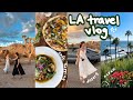 LA travel vlog 🌴 glamping at joshua tree, nice restaurants in malibu &amp; newport, driving the IONIQ 6