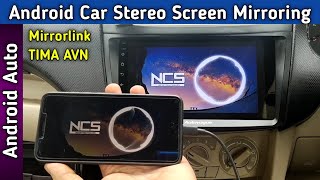 Android Stereo Mirrorlink Screen Mirroring Car Stereo Android Auto TIMA App Phone Screen screenshot 5