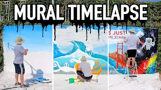 Mural Painting Time Lapse Video - Rust-Oleum's Centennial Celebration