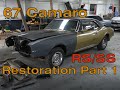 1967 Camaro RS/SS 350 4 Speed Granada Gold - Full Restoration Part 1 - Introduction & Walk Around