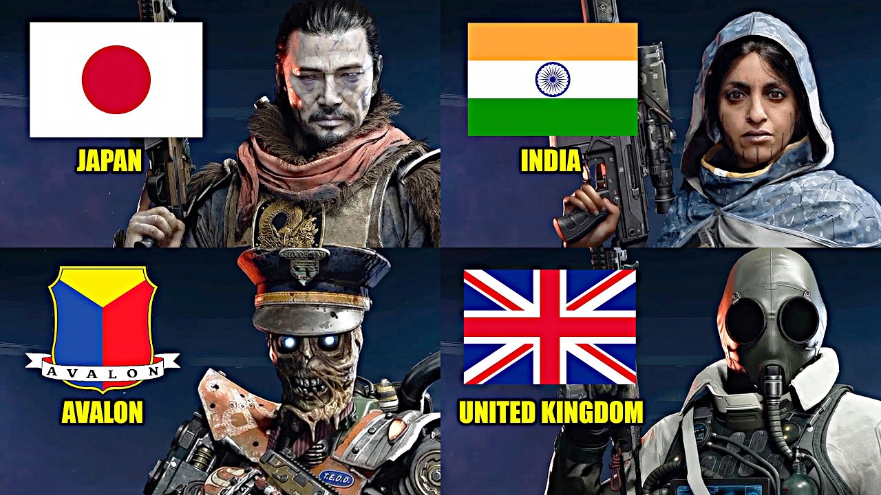 Cod: Black Ops 7 - ALL Operators Nationality - YouTube