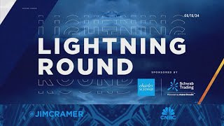 Lightning Round: ServiceNow is a buy right here, says Jim Cramer