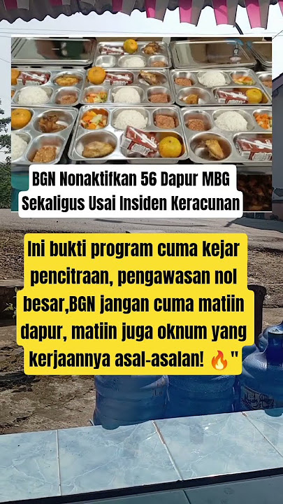 BGN resmi tutup dapur#viral #shortsviral #shorts