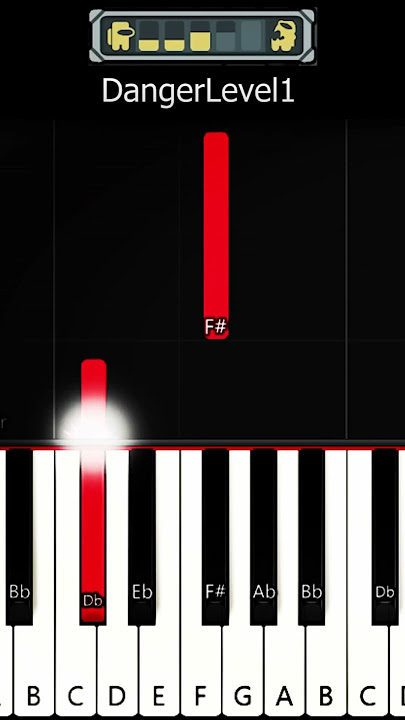 Download lagu Among Us - Hide and Seek Danger lvl on piano #shorts