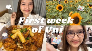 Uni vlog(vlog week) เปิดเรียนอาทิตย์แรก เรียนกับอาจารย์ใหญ่ ไปเที่ยว พยาบาลสภากาชาดไทย | eungaoy