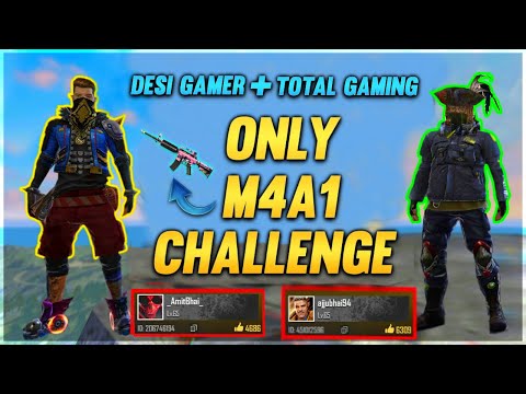 Only M4A1 Challenge With Total Gaming (AjjuBhai) in Free ...