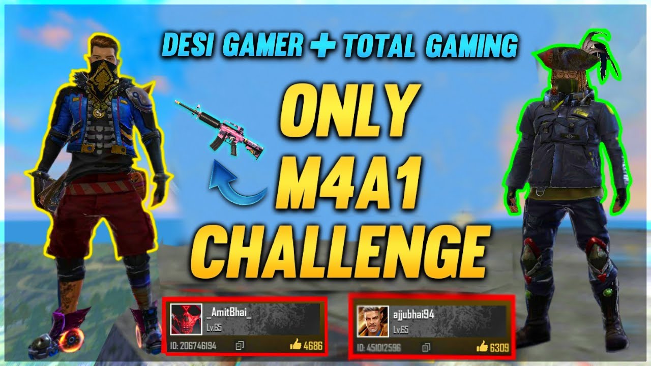 Ajjubhai Only SHOTGUN M1014 Challenge with Amitbhai In Duo vs Squad -  Garena Free Fire- Total Gaming 