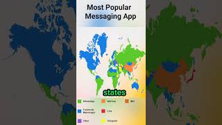 Most Popular Messaging App in Each Country screenshot 1