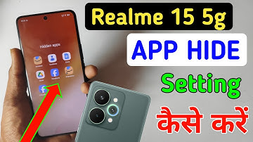 How to hide apps in Realme 15 5g /Realme 15 5g app hide/app hide setting