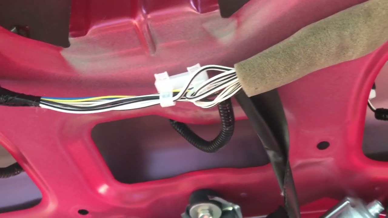 2008 Scion xD Rehab ... 55 Plan For Running Backup Camera Wire