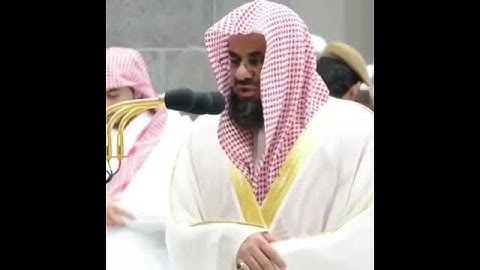 من روائع التلاوات : الشيخ/ سعود الشريم - ماتيسر من سورة آل عمران .
