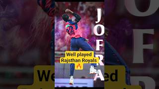 Well played Rajasthan Royals #cricket #ipl #ipl2026 #hardikpandya #mumbaiindians #mi #rr