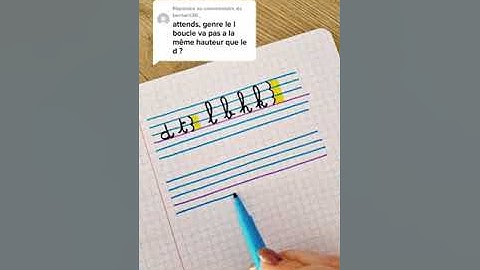 La taille des LETTRES cursives