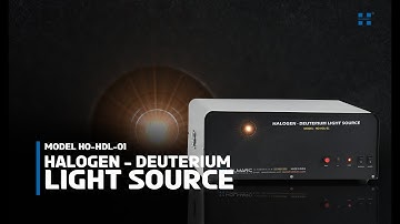 Halogen Deuterium light source