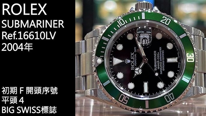 Rolex Submariner Date Green 16610 LV Flat Four – Watch my Watch