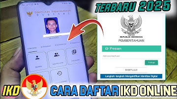 CARA DAFTAR IKD ONLINE IDENTITAS KEPENDUDUKAN DIGITAL 