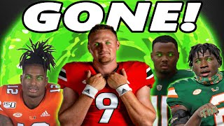 OFFICIAL: Miami Hurricanes QB Tyler Van Dyke Enters TRANSFER PORTAL | Plus MANY MORE