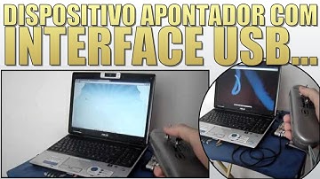 Dispositivo apontador com interface USB usando magnetômetro
