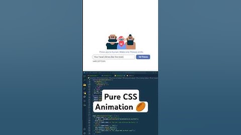 Make only Thieves Smile CAPTCHA CSS Animation