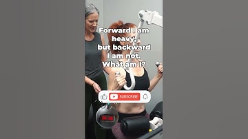 Forward I am heavy, but backward I am not. What am I?