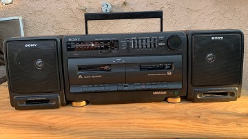 Sony CFS-710 boombox belt replacement (part 2)