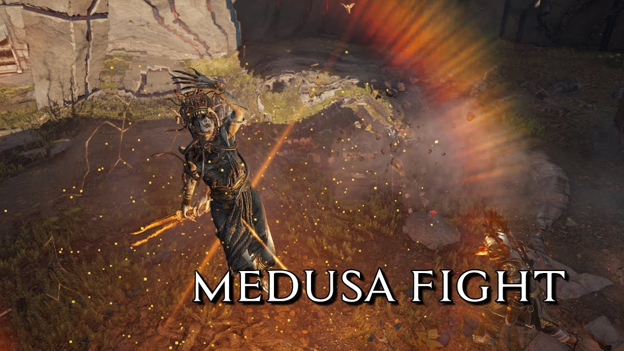 Assassin S Creed Odyssey Medusa Fight Youtube