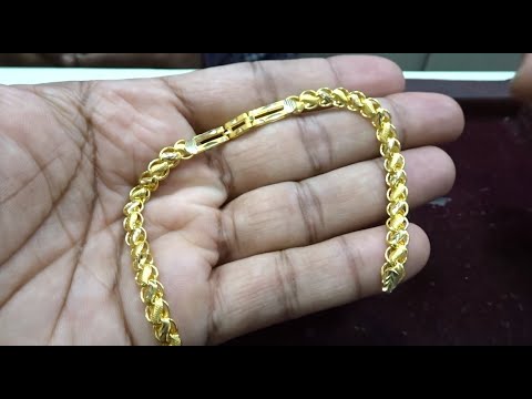 15 Indian Mens Bracelet Designs in Gold | Bracelets for men, Mens gold  bracelets, Mens bracelet designs