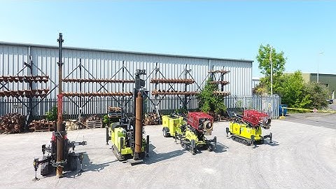 Piling Equipment Ltd | Our Cobra Mini rigs