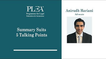 Summary Suits - 5 Talking Points by Anirudh Hariani