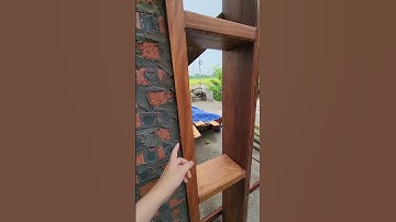 Khuôn cửa gỗ được thử thách khi phơi mưa nắng #civilengineering