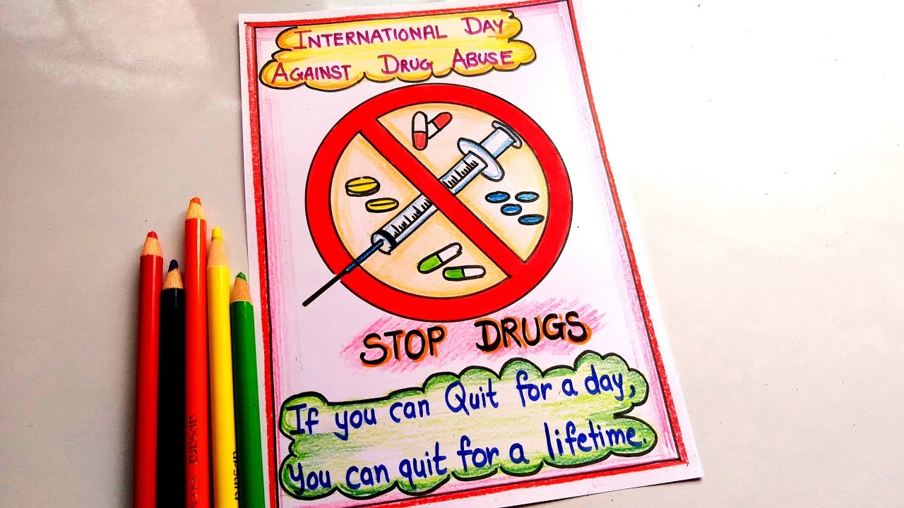 Just Say No To Drugs stop drawing free image download