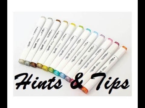 Hints & Tips - Alcohol Ink Art Markers 