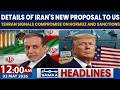 Tehran signals limited compromise on talks over Strait of Hormuz, sanctions | 12 AM News Headlines