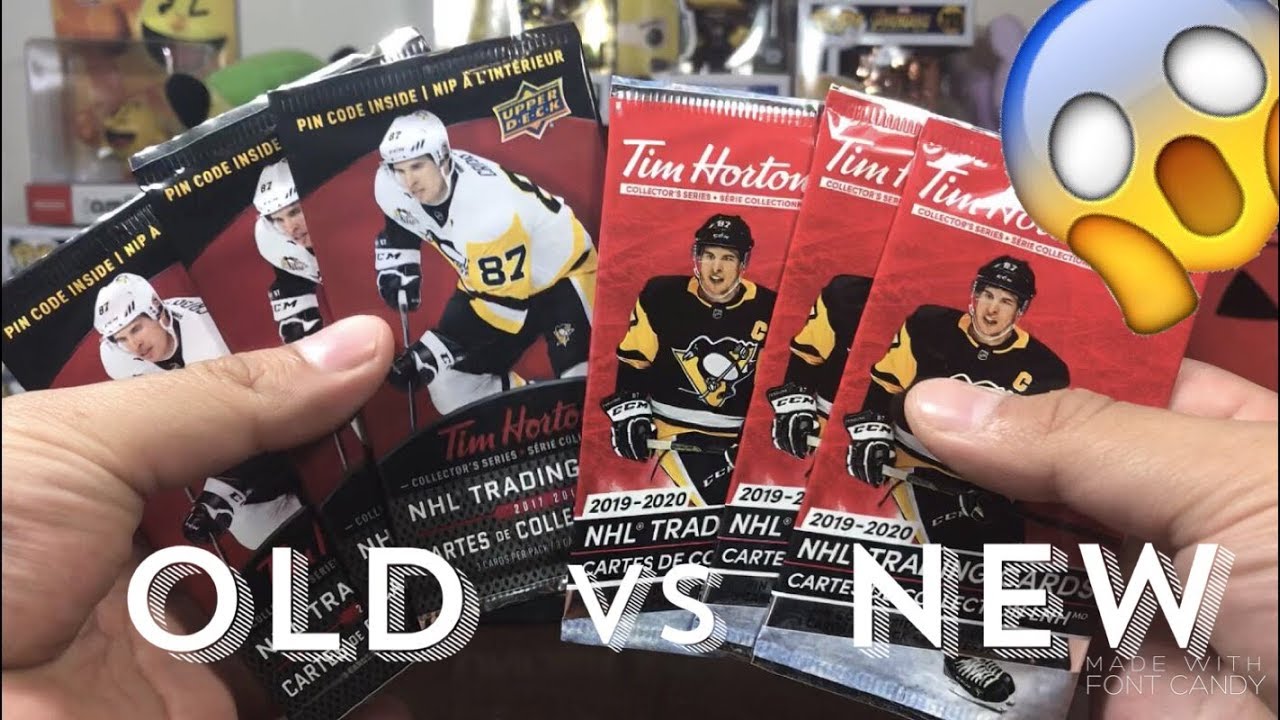 Old Tim Hortons Hockey Cards VS 2019 20 Tim Hortons Hockey Cards YouTube